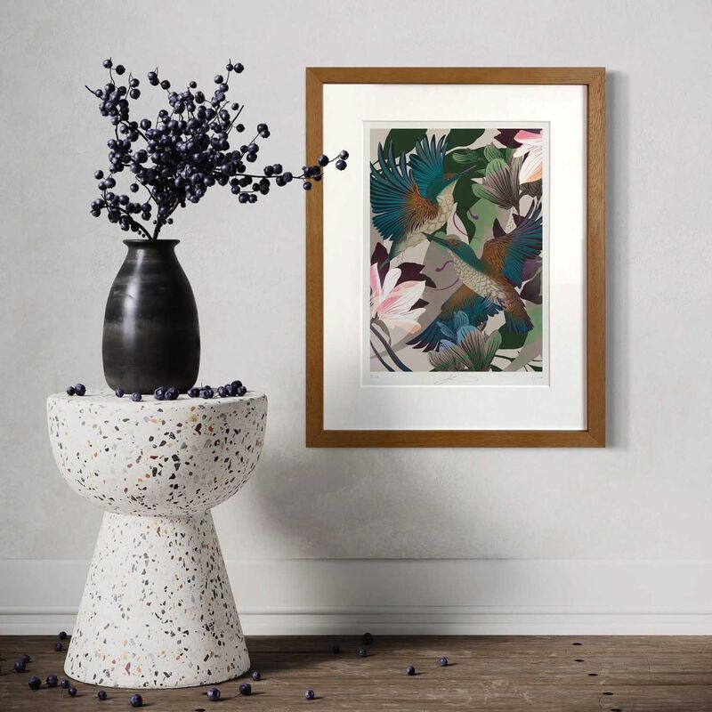 Flox Evolution Kingfishers Boutique Print - A3 / Unframed image number 2