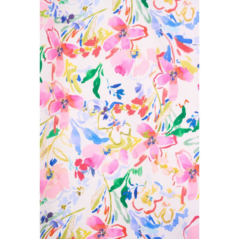 Vassalli Printed Slim Leg 7/8 Length Lightweight Pull On Pant image number 3