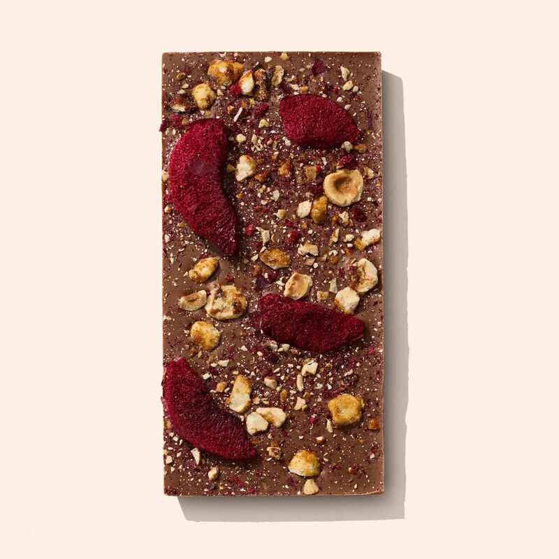 Bennetts of Mangawhai Plum & Hazelnut Chocolate Bar image number 1