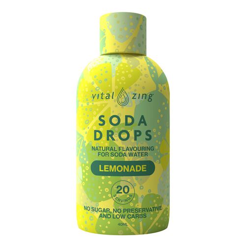 Vital Zing Soda Drops Lemonade 40ml