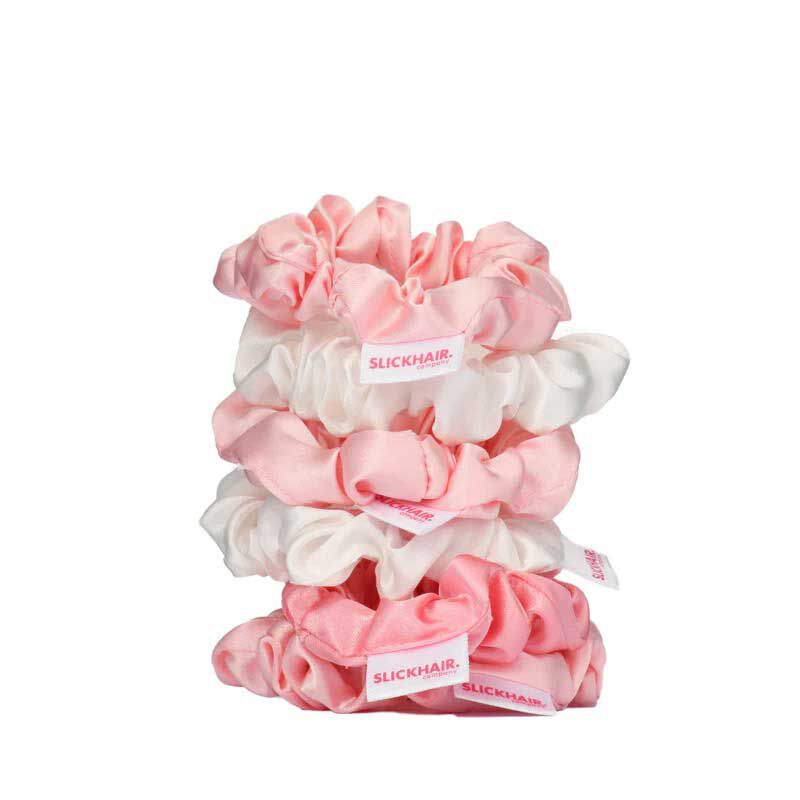 Slick Hair Co. Skinny Silky Scrunchies Set 6-Pieces image number 1