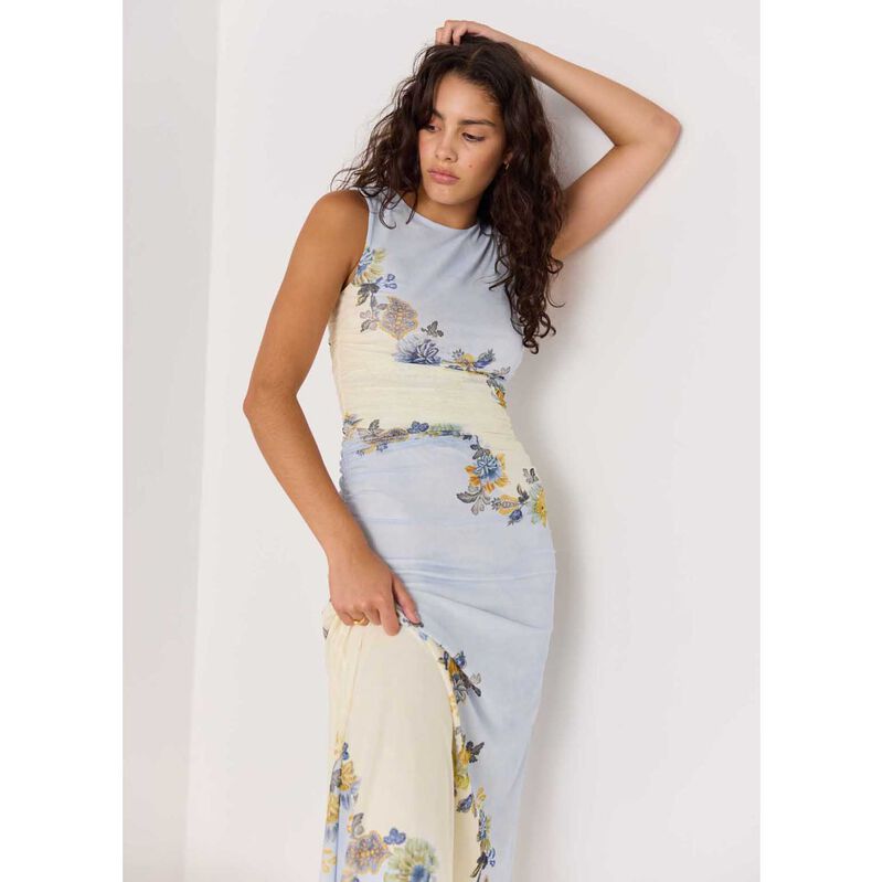 MINKPINK Lucia Mesh Maxi Dress image number 2