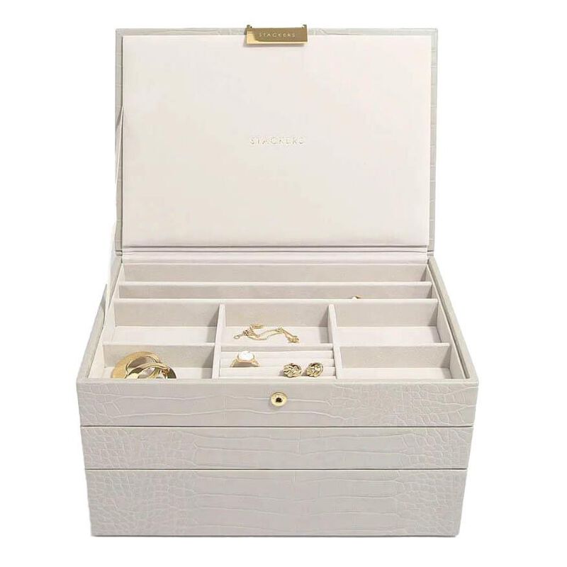 Stackers Classic Jewellery Box Set 3 Putty image number 0