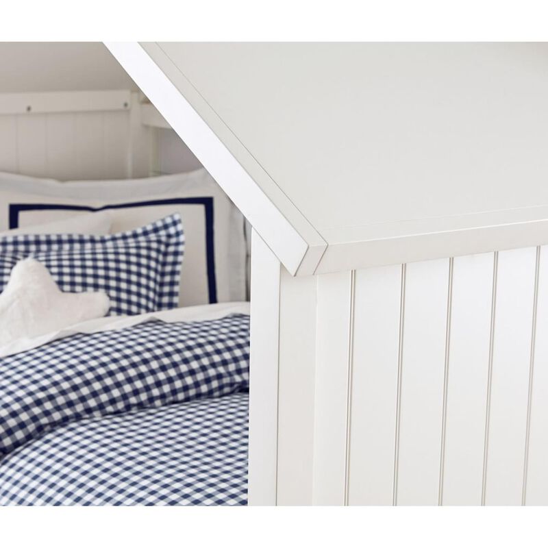 Pottery Barn Kids Catalina Cottage House Twin Bed White image number 1