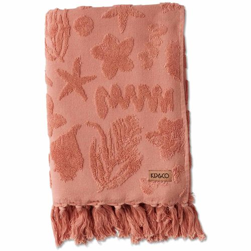 Kip&Co Peach Rock Pool Terry Bath Towel