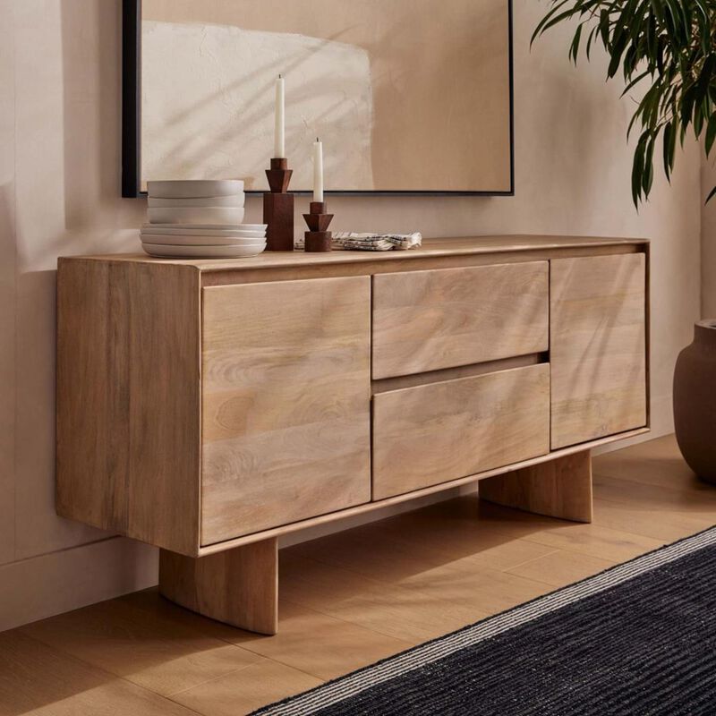 West Elm Anton Solid Wood Buffet Mango Wood 160cm image number 3