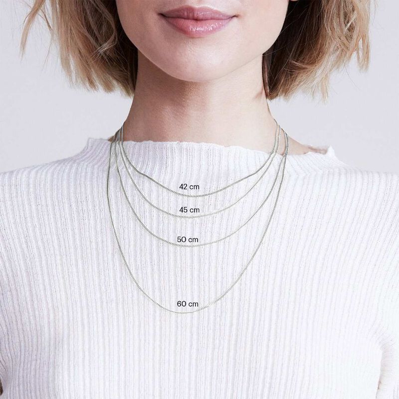 Edblad Charmentity Chain Curb Necklace 45cm image number 1