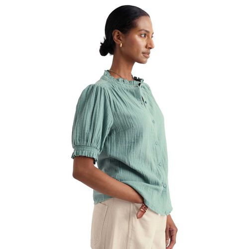 Seasalt Cornwall Shore Path Shirt - Sardine
