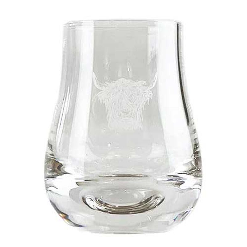 Selbrae House Perfect Measure Tasting Glass Highland Cow image number 0