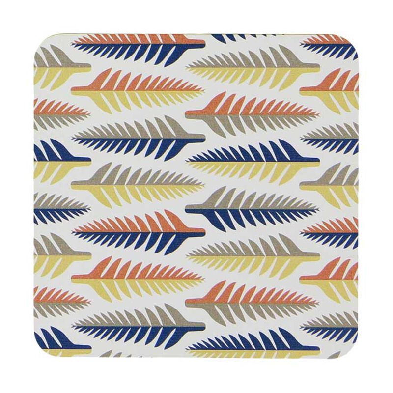 Ian Blackwell Pattern Coaster Single Fern image number 0
