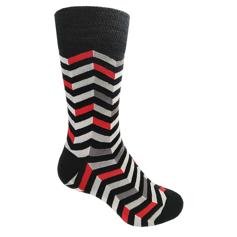 DS Socks Merino Chevron & Classic Black Value 2 Pack image number 0