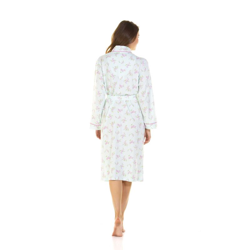 La Marquise Primrose In Bloom Cotton Rich Wrap Robe image number 1