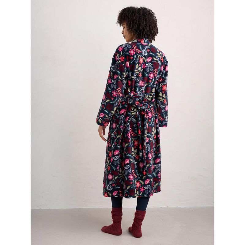 Seasalt Cornwall Hushing Gown Woodblock Bloom Dahlia image number 1
