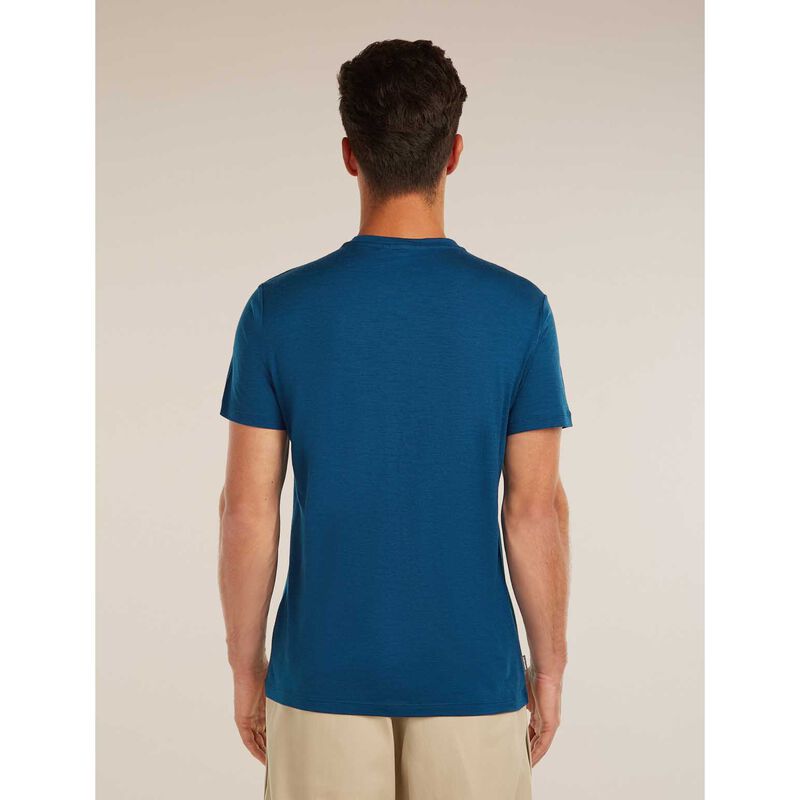 Icebreaker M Merino 150 Tech Lite SS Tee The Peaks image number 1