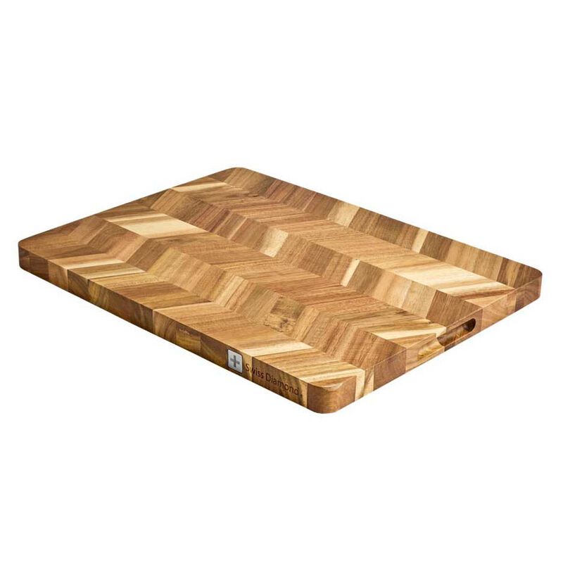 Swiss Diamond Rectangular Herringbone Cutting Board 40x30x3cm image number 1