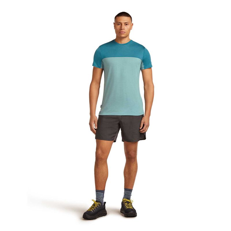 Icebreaker Mens Merino 125 Cool-Lite Sphere III SS Tee Colour Block image number 3