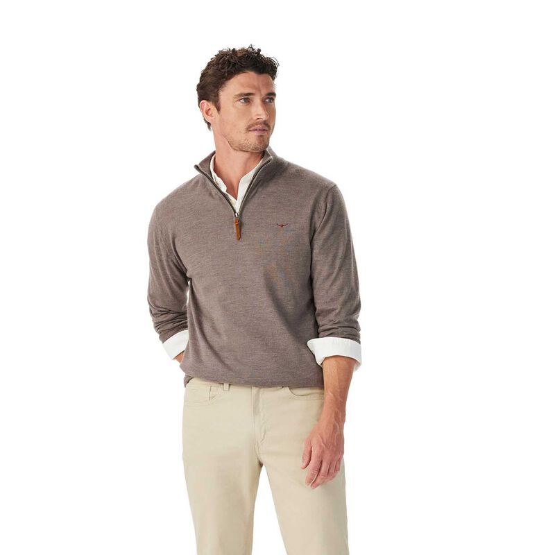 R.M. Williams Ernest Merino 1/4 Zip Knit image number 0