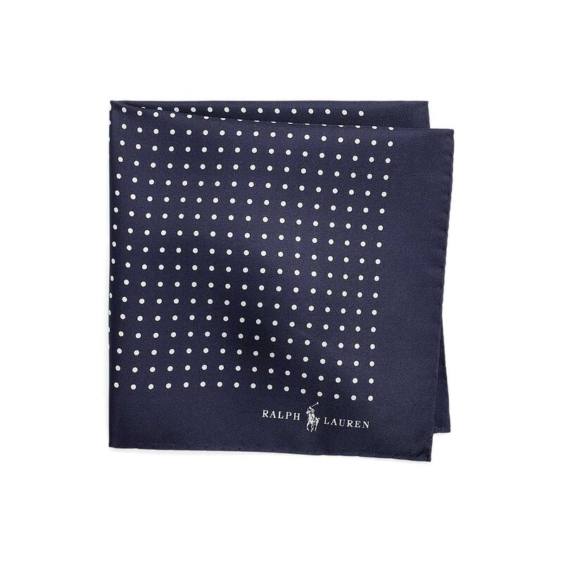 Polo Ralph Lauren Polka-Dot Silk Pocket Square image number 0