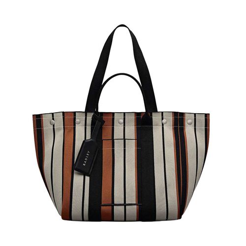 Radley Hadleigh Place Stripe Large Open Top Tote Bag