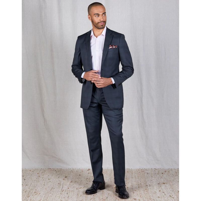 Rembrandt Cooper Blue Check Suit Jacket image number 2
