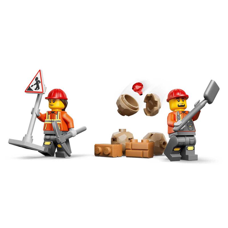 LEGO City Yellow Backhoe Loader image number 2
