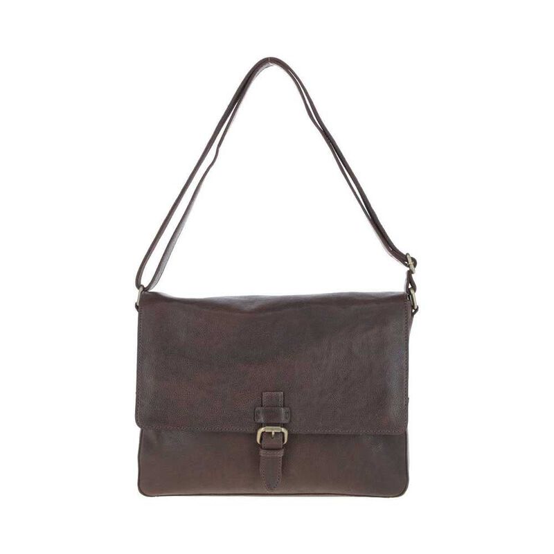 Ashwood Waxy Leather Messenger Bag image number 0