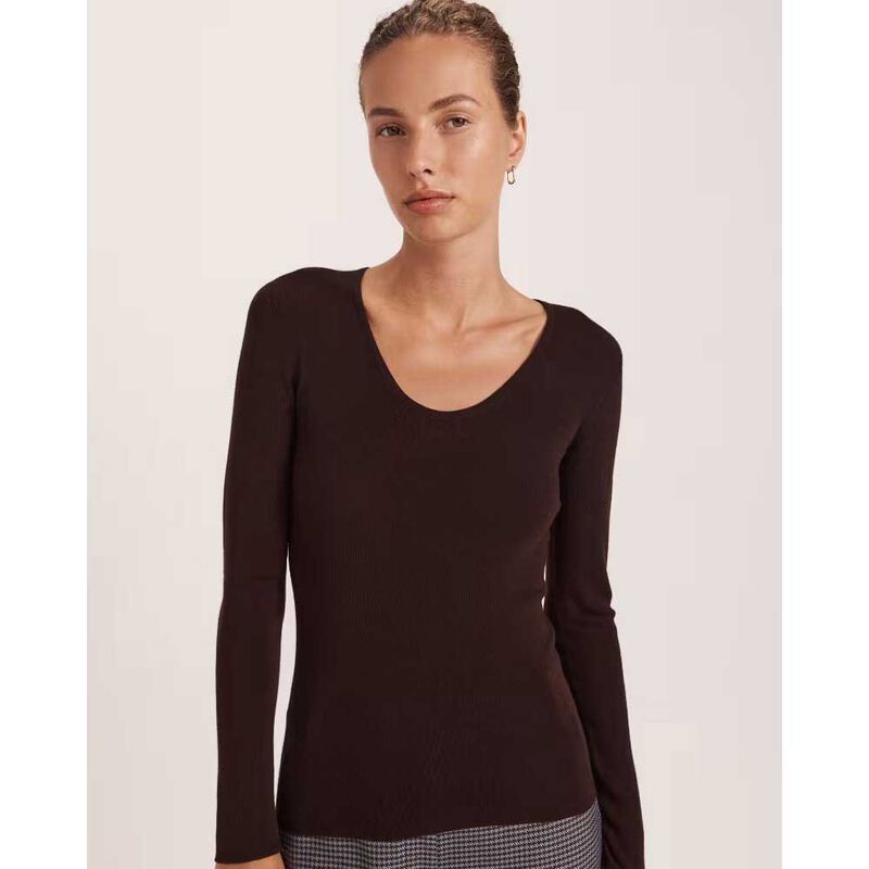 SABA Janet Merino Wool Scoop Neck image number 2