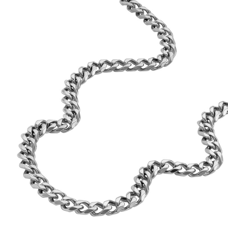 Fossil Ellis Core Chains Stainless Steel Chain Necklace image number 2