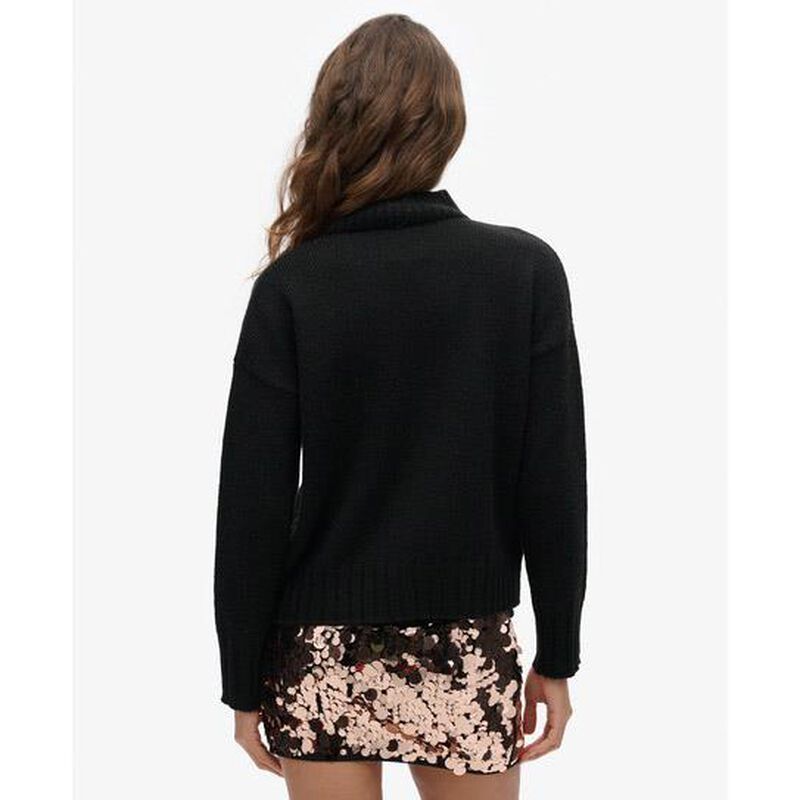 Superdry Essential Mock Neck Jumper image number 1