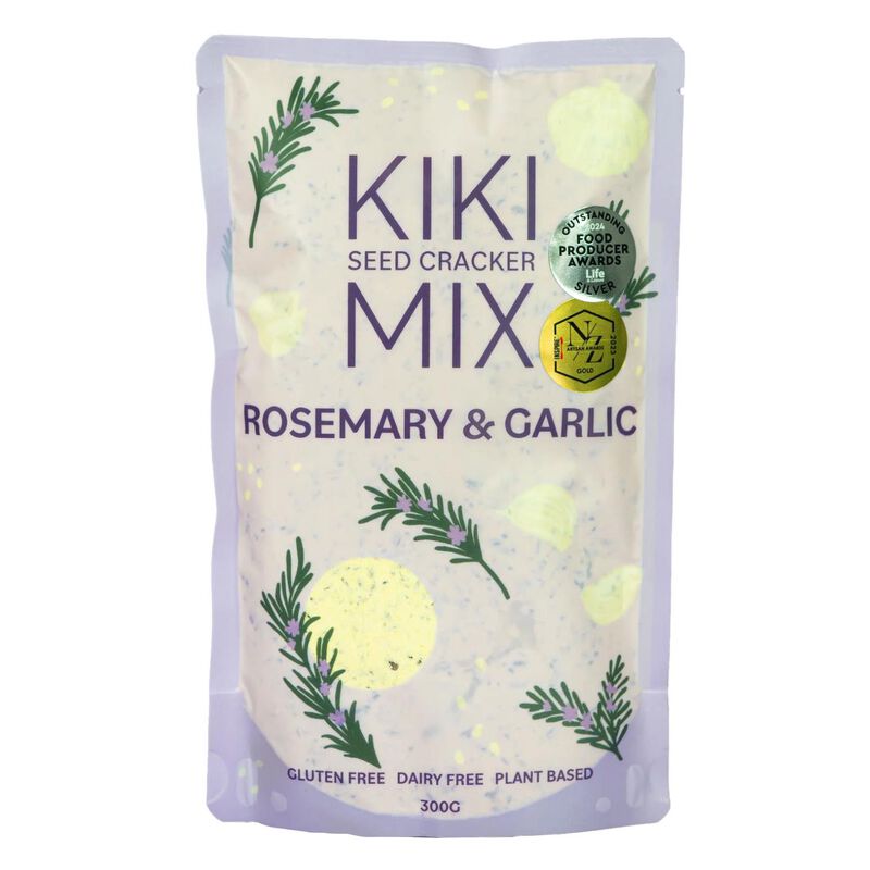 Kiki Seed Cracker Mix - Rosemary & Garlic GF 300g image number 0