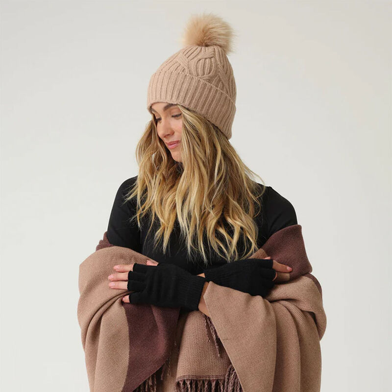 Morgan & Taylor Miranda Cable Knit Beanie image number 1