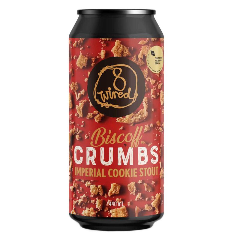 8 Wired Biscoff Crumbs Imperial Cookie Stout 10% 440ml image number 0