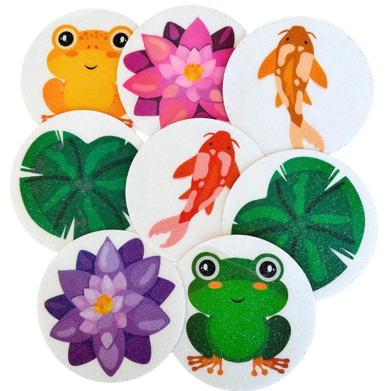 Zazi Slip-Safe Bath Spots - Garden Pond image number 1