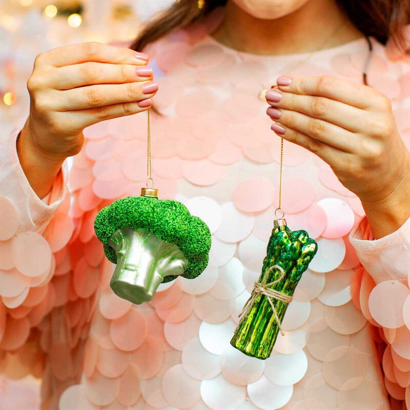 Sass & Belle Broccoli Shaped Bauble image number 1