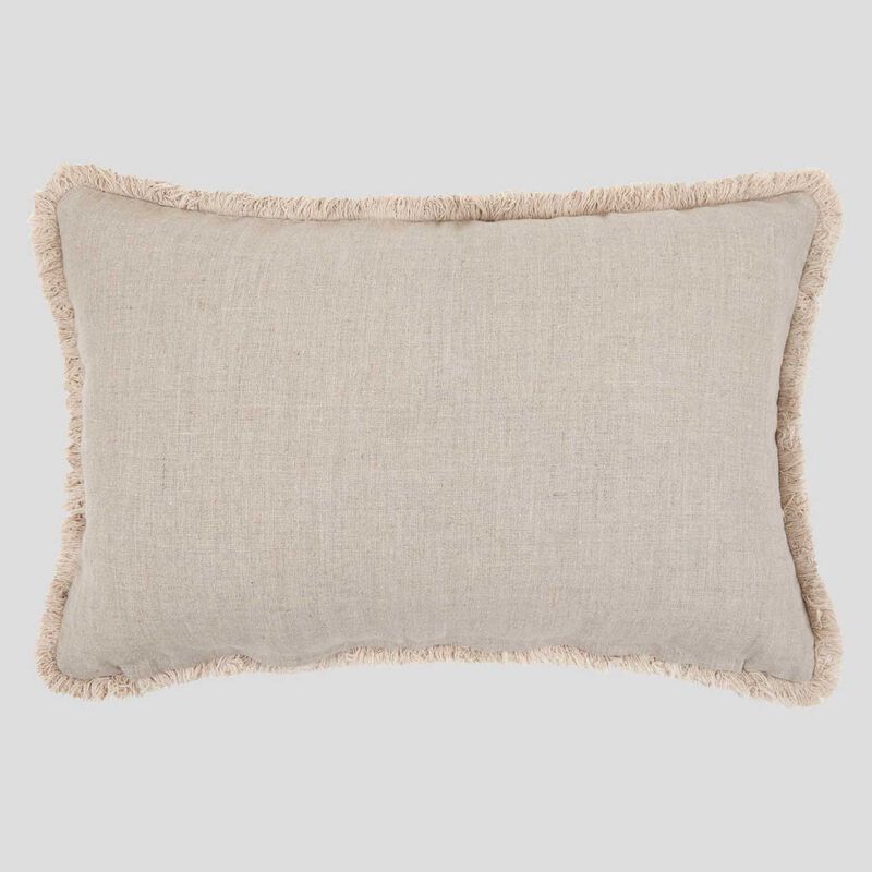 Wallace Cotton Bee Swarm Embroidered Rectangle Cushion Cover image number 1