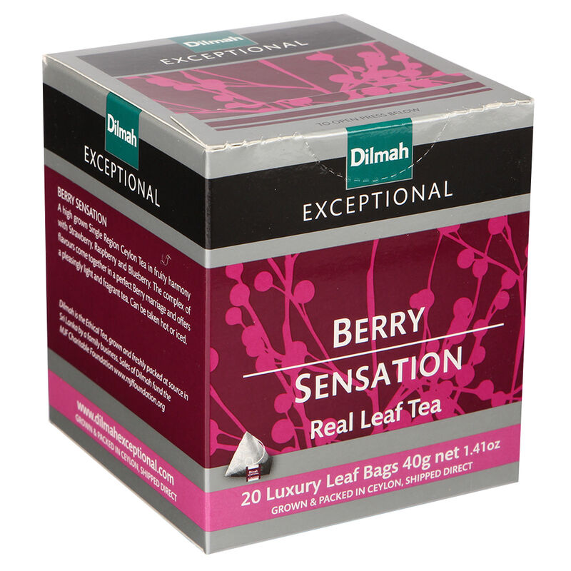 Dilmah Exceptional Berry Sensation 20 Teabags image number 0