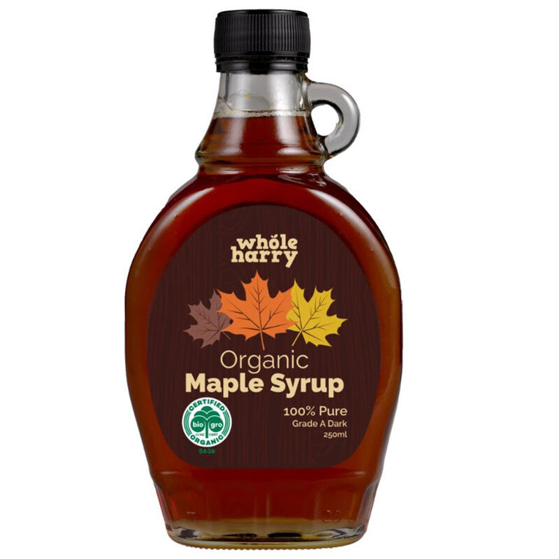 Whole Harry Organic Dark Maple Syrup 250ml image number 0