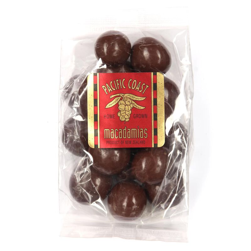 Pacific Coast Macadamias Milk Chocolate Whole Nuts 140g image number 0