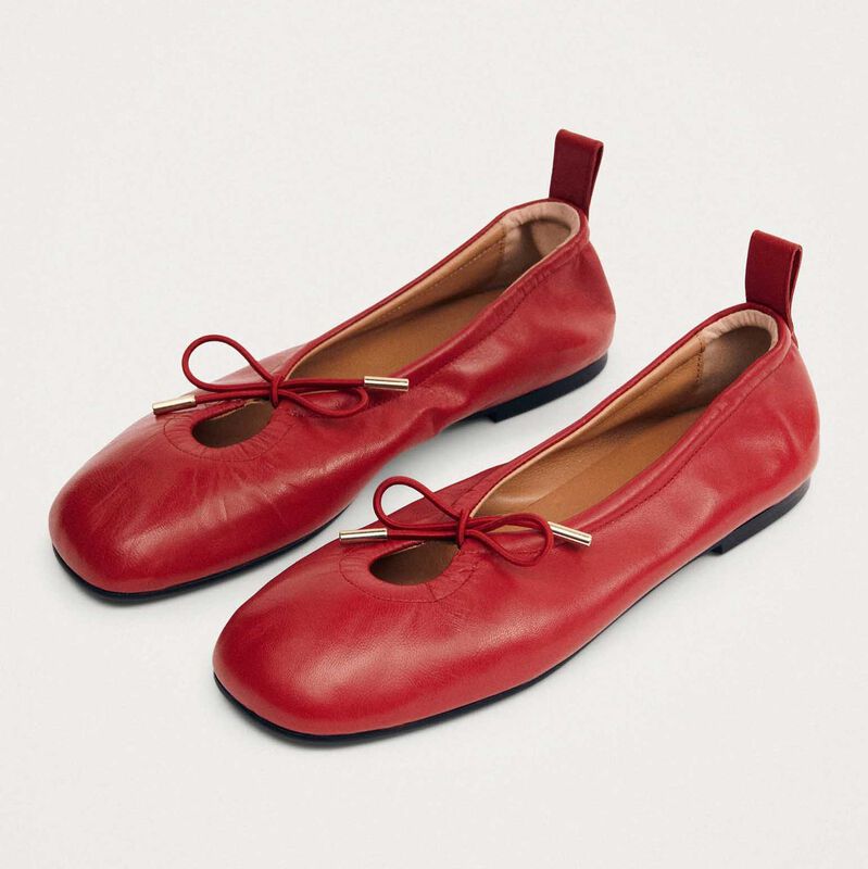 Alohas Rosalind Leather Ballet Flat image number 2