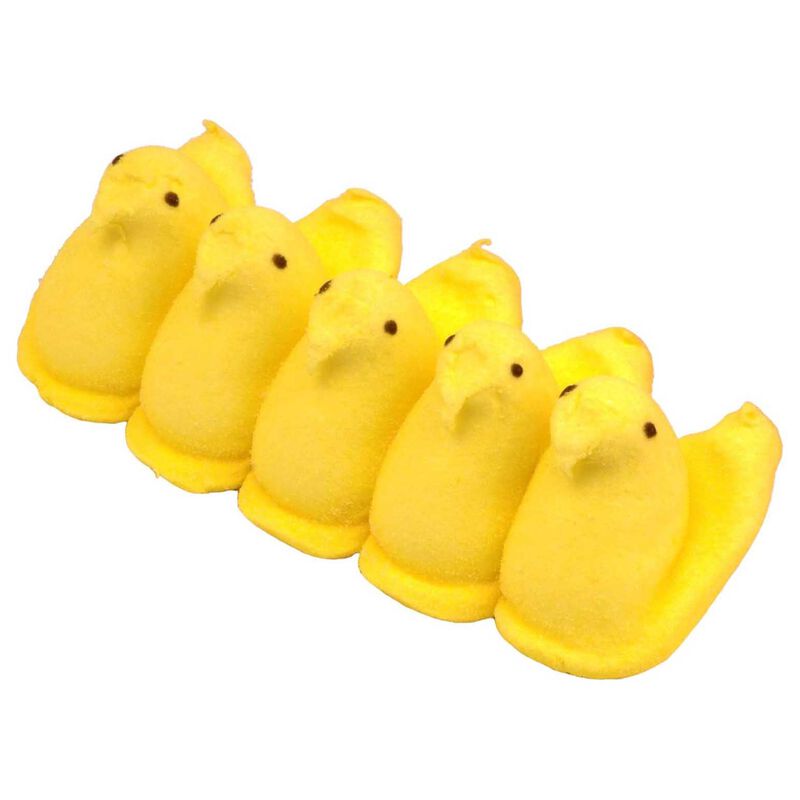 Peeps&reg; 5Pc Yellow Marshmallow Chicks image number 1
