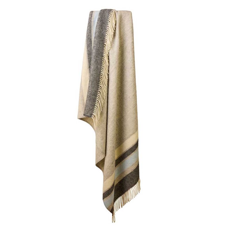 Tweedmill Pure New Wool Throw Alaska Stripe 130X183cm image number 1