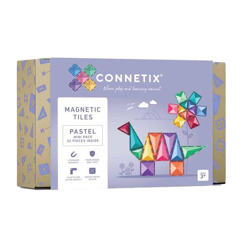 Connetix Tiles Pastel Mini Pack 32pc