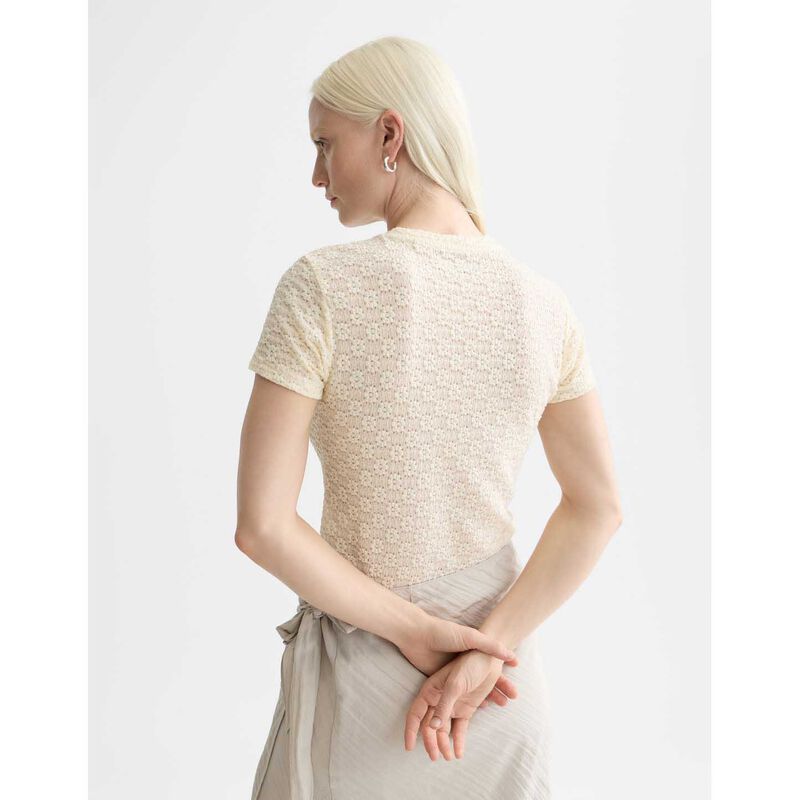 Scotch & Soda Open Structure Slim Fit T-Shirt image number 1