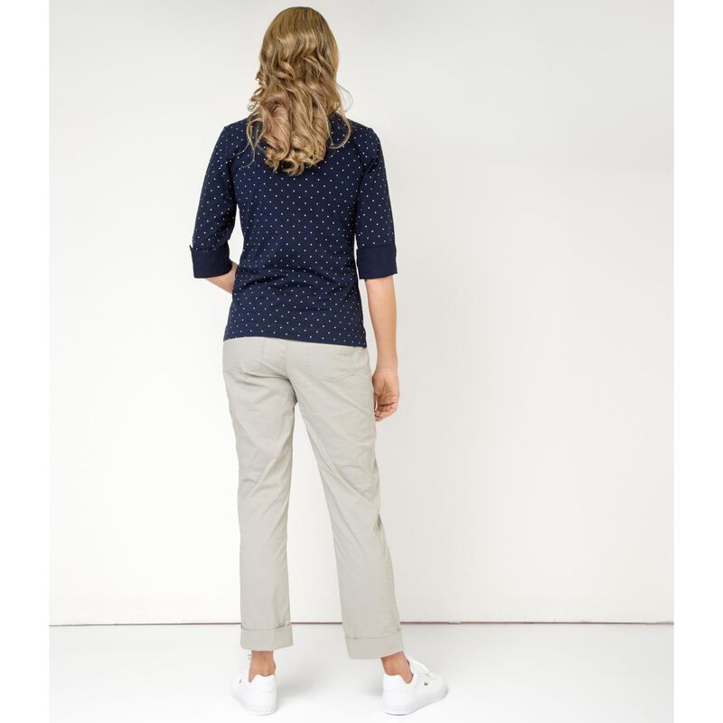 B Essentials Woven Collar Polo image number 1