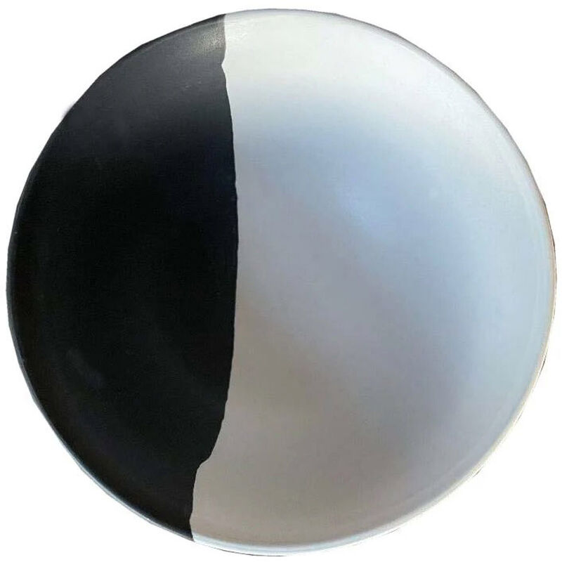 Jo Luping Coastal Toetoe Dipped Black On White 11cm Bowl image number 1
