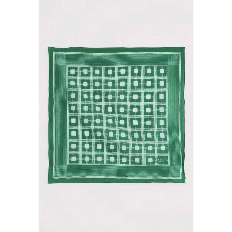 Seasalt Cornwall Sailor Square Plaid Check Glade image number 3