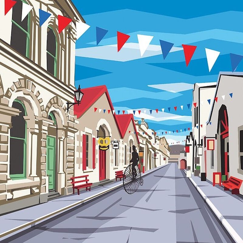Ira Mitchell Oamaru Matted Print image number 0