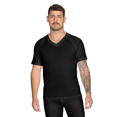Supreme Mens Merino Wool V Neck Short Sleeve Vest