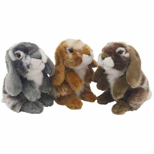 Antics Nibbles Brown/Grey Rabbits