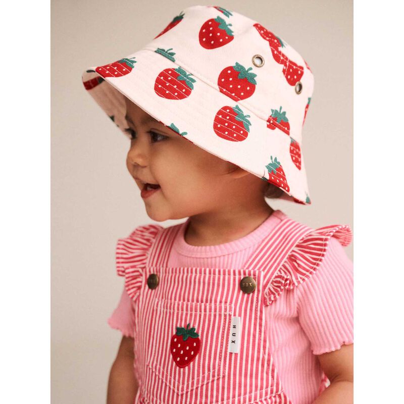 Huxbaby Strawberry Emb Stripe Playsuit image number 2